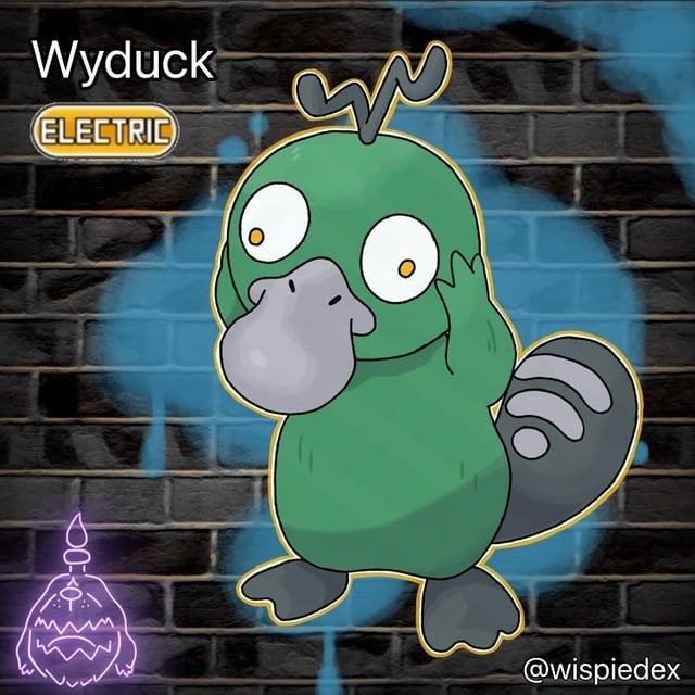 A convergent line of Psyduck!