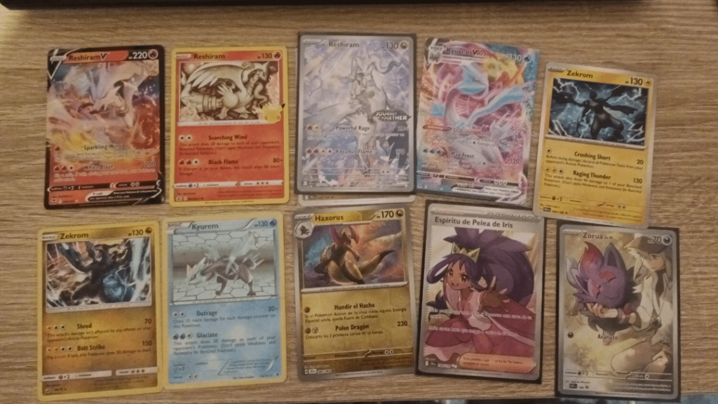 Algunas cartas de 5 generacion que tengo 😳👉👈