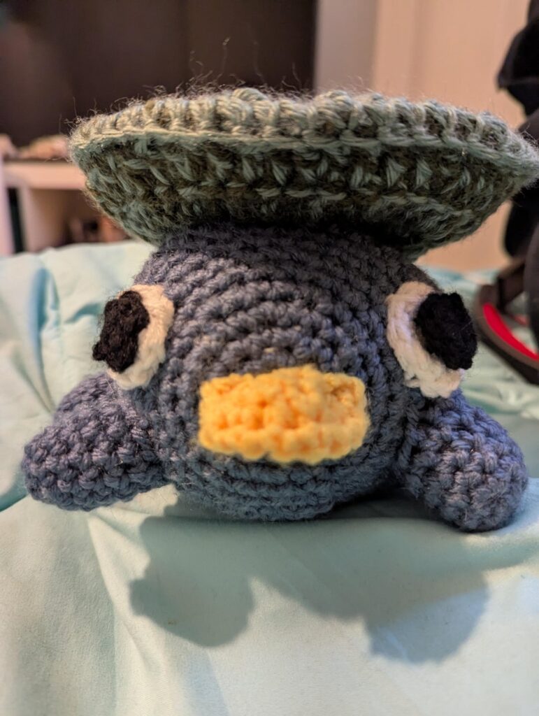 Crocheted a little Lotad friend!