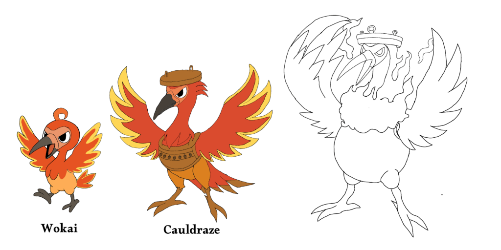 What do you all think of my Fire-Type Starter Designs so far?