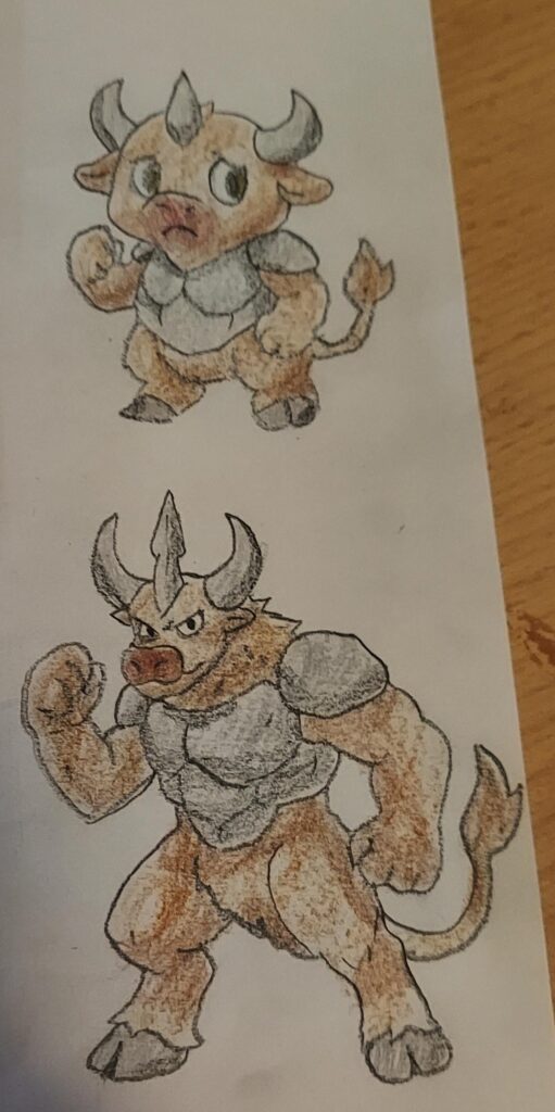 Fighting Type based on Minotaur an Gladiator