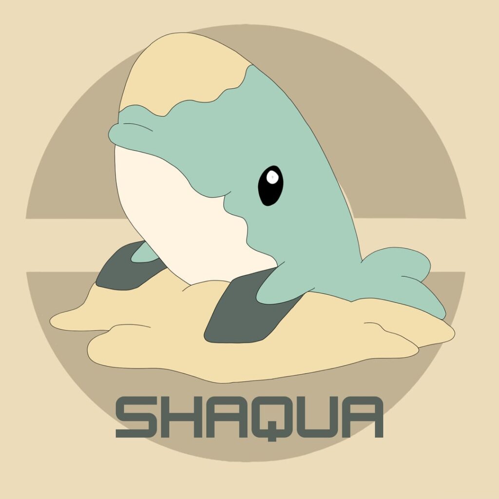 Shaqua: The Dry Whale pkmn
