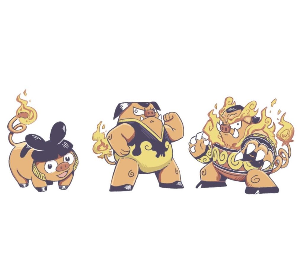 [OC] I’m drawing all of the Gen 5 pokemon from memory! #498-500