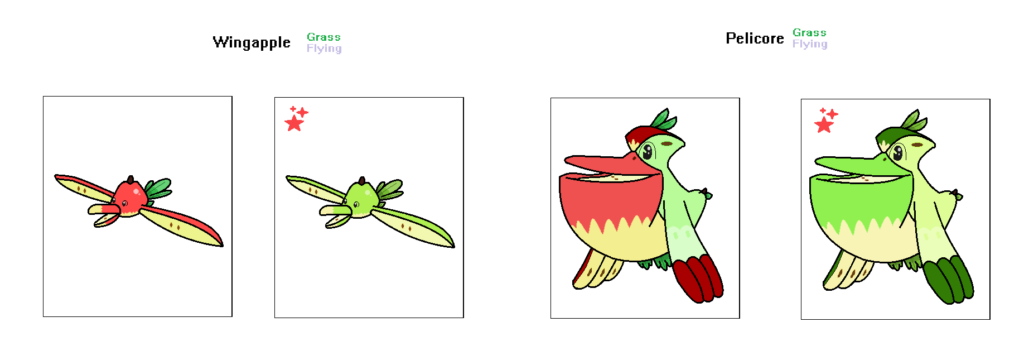 Wingapple and Pelicore! 🍎🍏