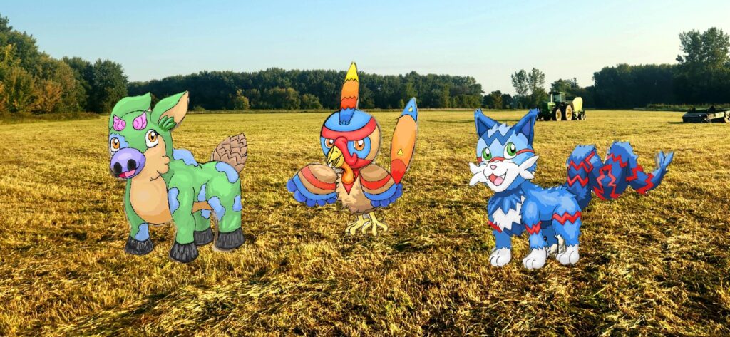 Made starter pokemon for a region based on new england