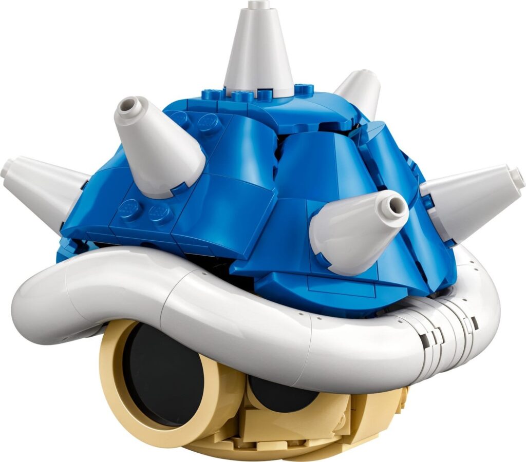 You can get the LEGO blue spiny shell starting today for free if you have 2500 LEGO points at LEGO.com