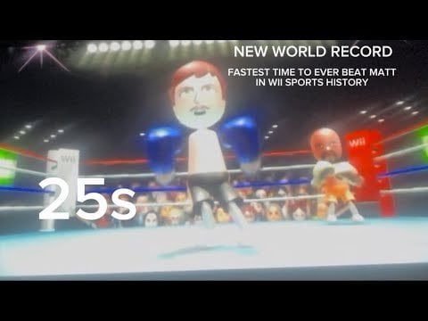 New World Record - Fastest time to ever Beat Matt ever Recorded in Wii Sports History