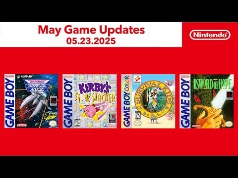Game Boy – May 2025 Game Updates – Nintendo Classics