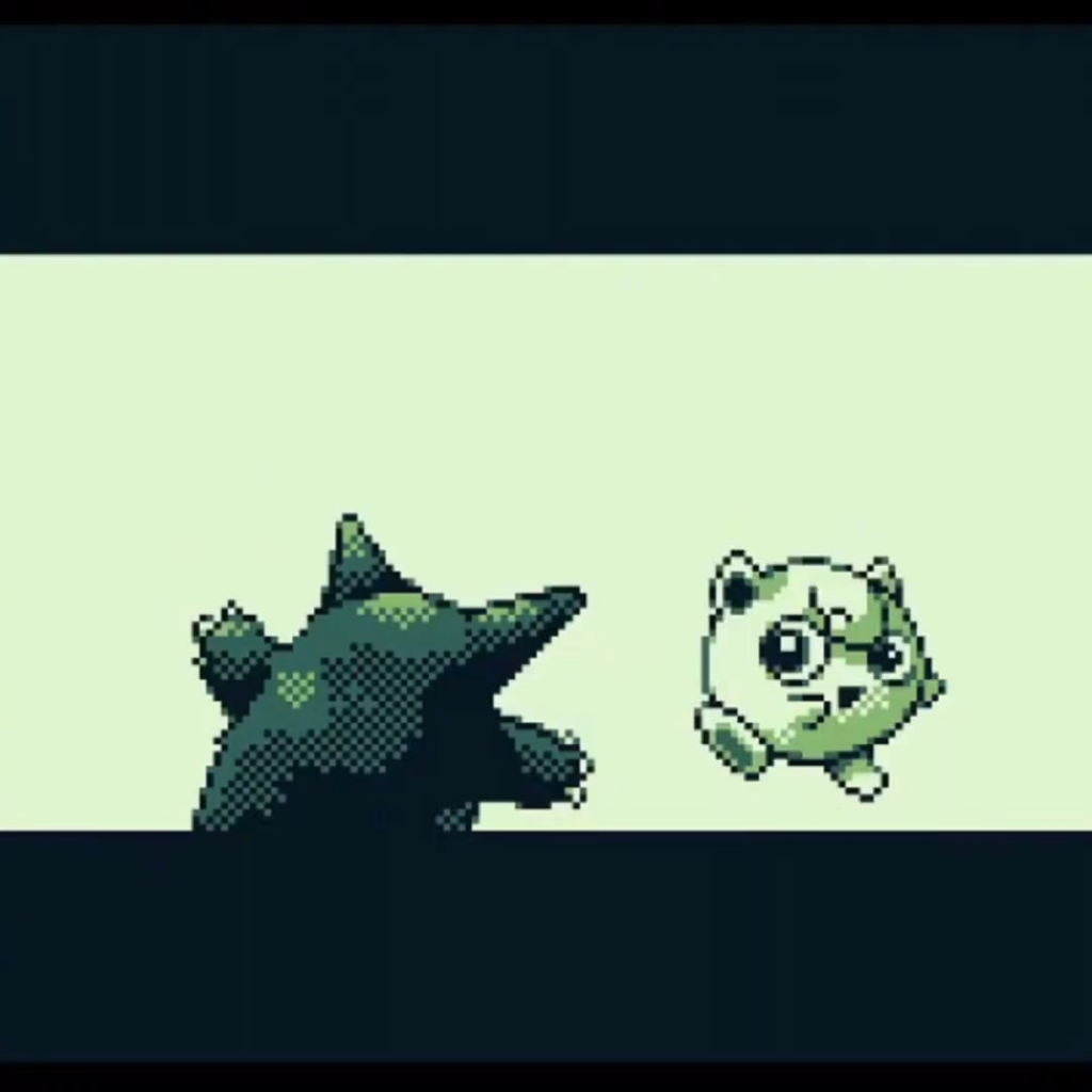 My wife never played Pokemon before, so I had her try Blue Version