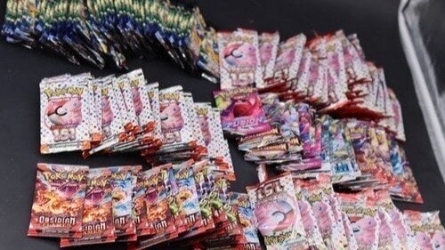 The waste from TCG card packs is actually kind of insane