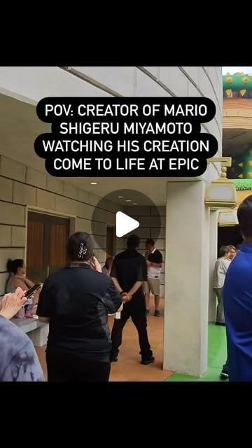 Shigeru Miyamoto Spotted at the Grand Opening of Epic Universe in Nintendo World