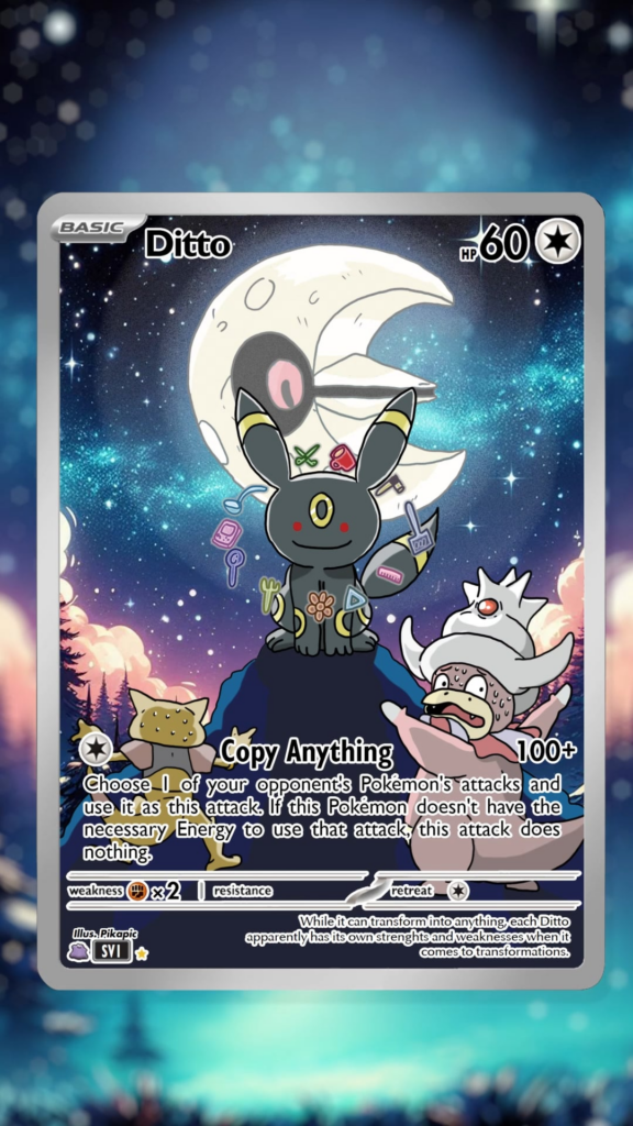Funny Ditto Custom Card