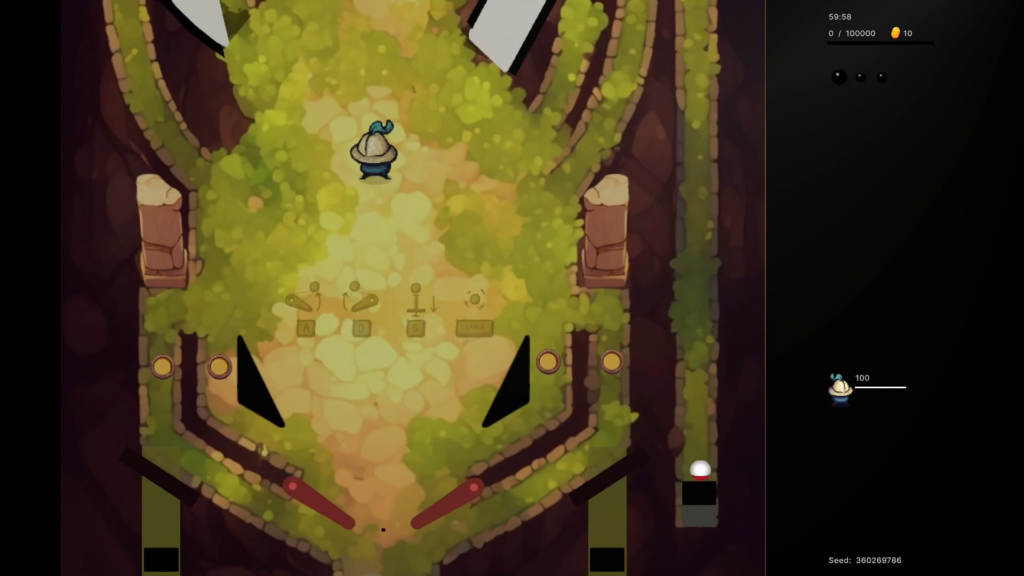 Roguelike Pinball Prototype Inspired by Pokémon Pinball’s Map! Feedback?