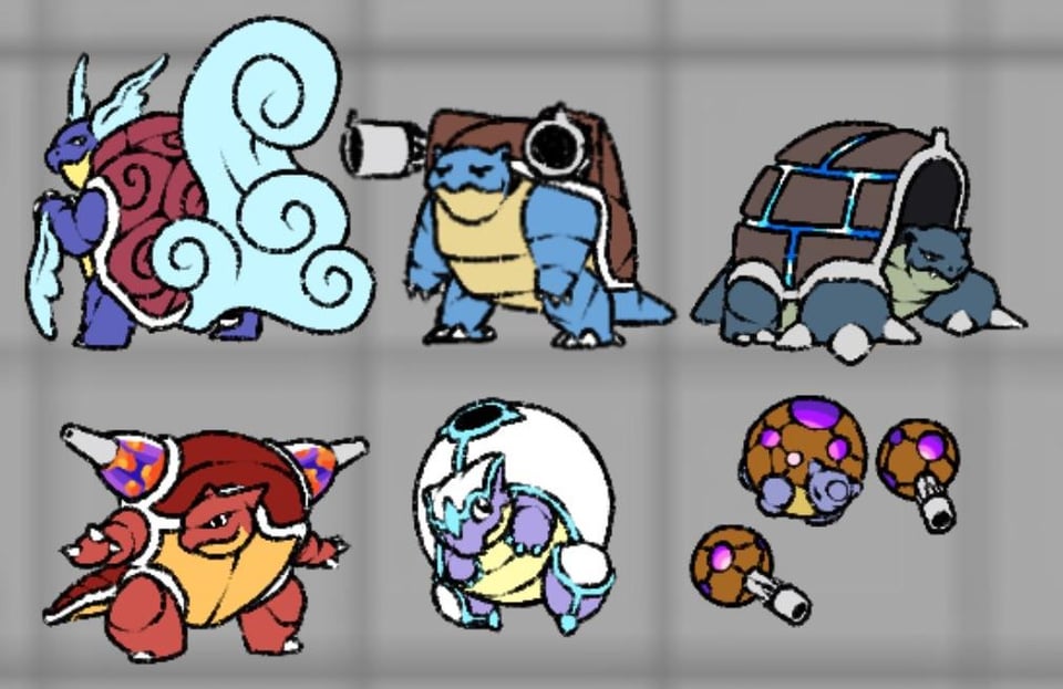Blastoise Style Forms