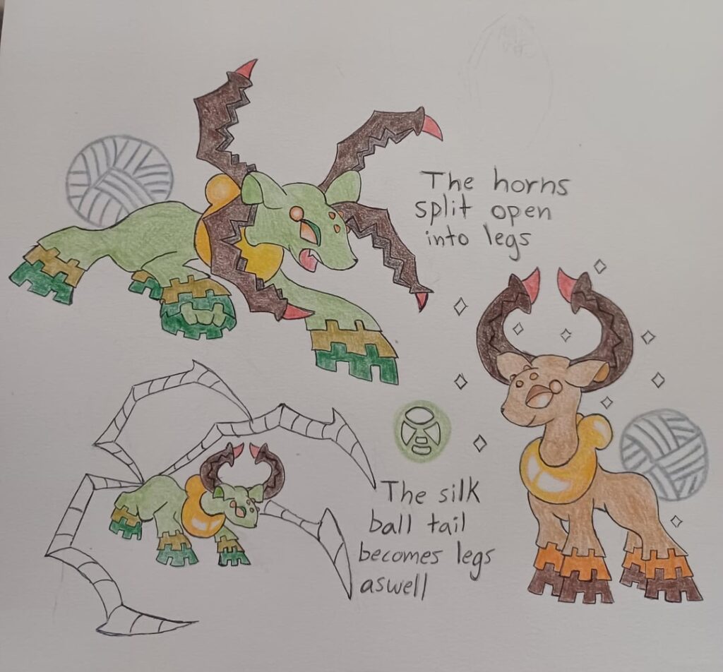 A Bug Type Eeveelution based on the Ushi-oni