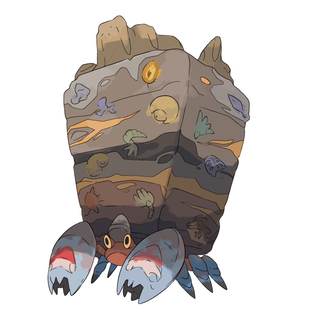 10 years later, in Alola, new Mega Stones have been discovered! Meet: Mega Crustle!