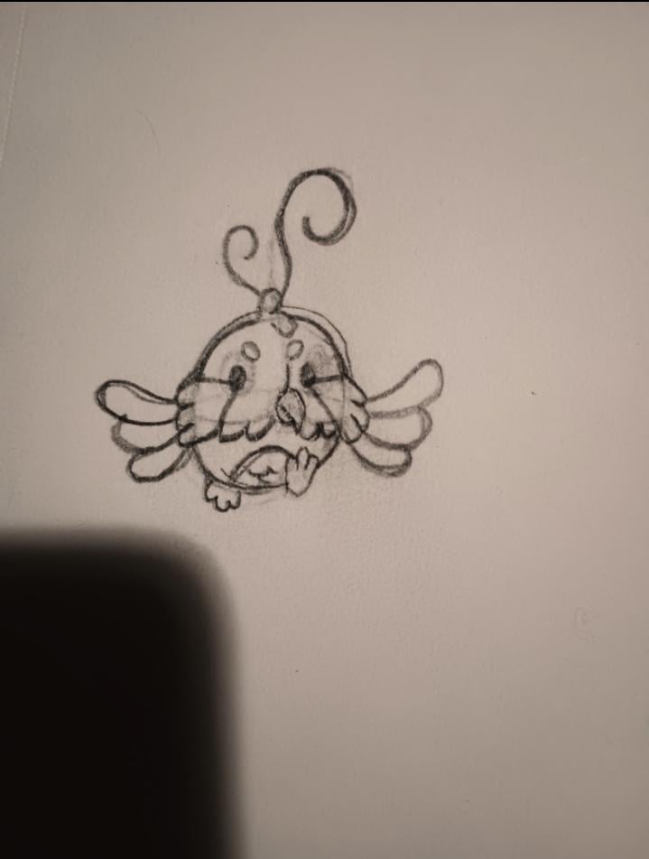 (Re-upload!) I made a pokemon based off of the chickadee, meet flappadee!