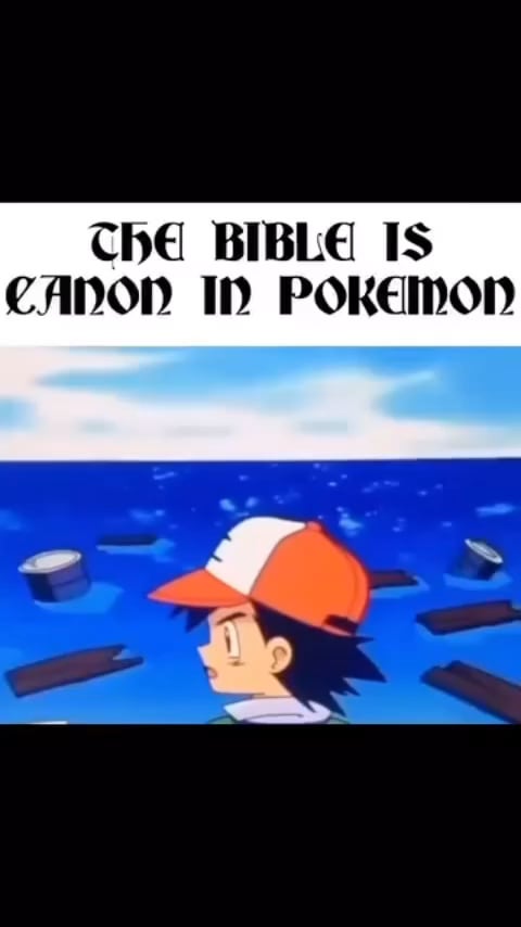 The Holy Bible is canon in Pokemon 🗿🙏