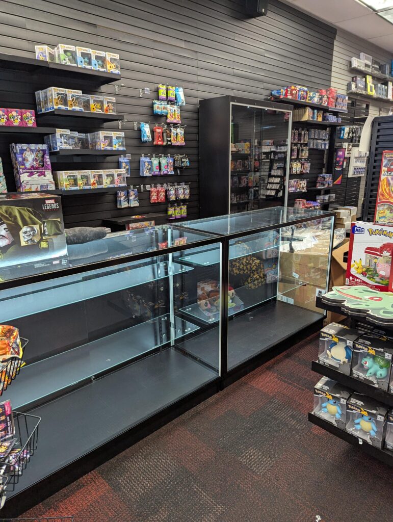My local GameStop is setting up a card stand.