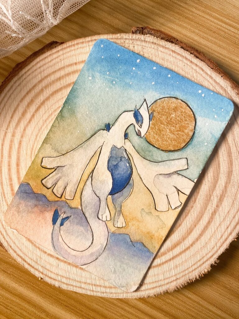 [OC] Lugia in Watercolor