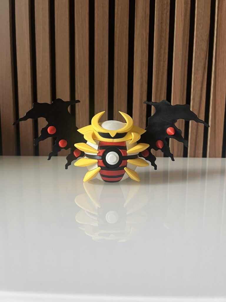 I 3D printed a Giratina Pokeball