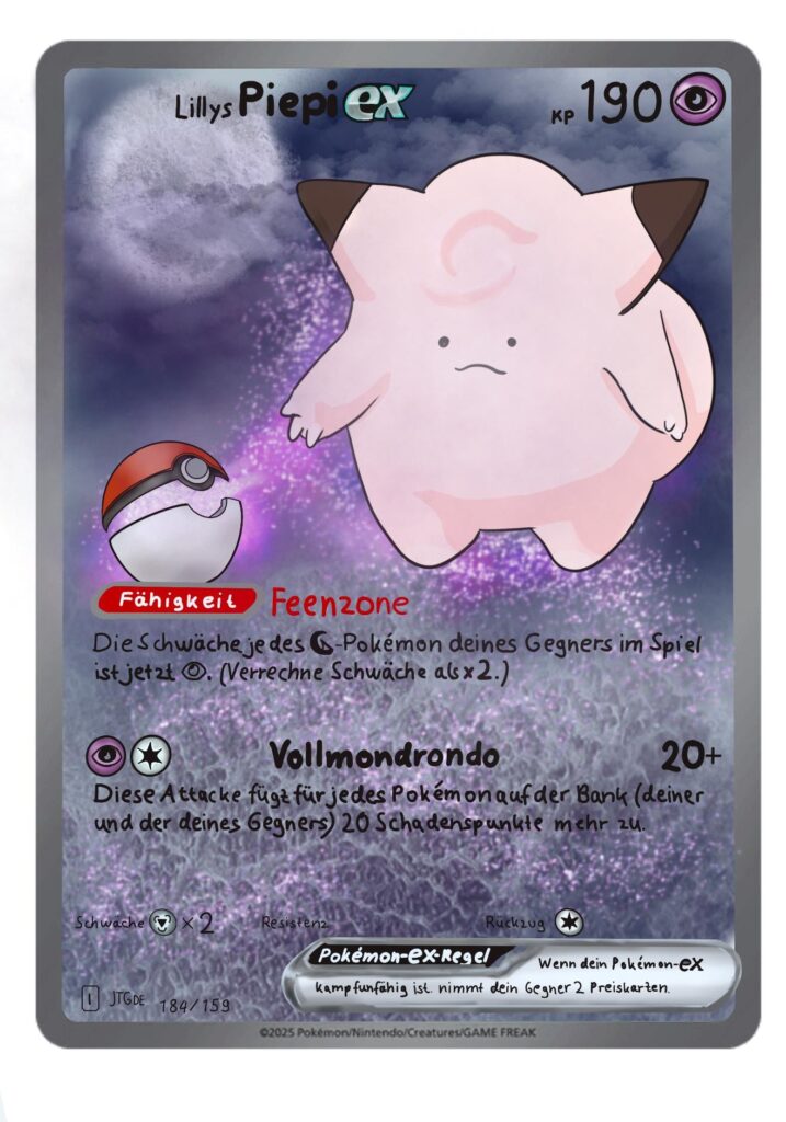 Draw a clefairy card for playing tcg in local hobby league
