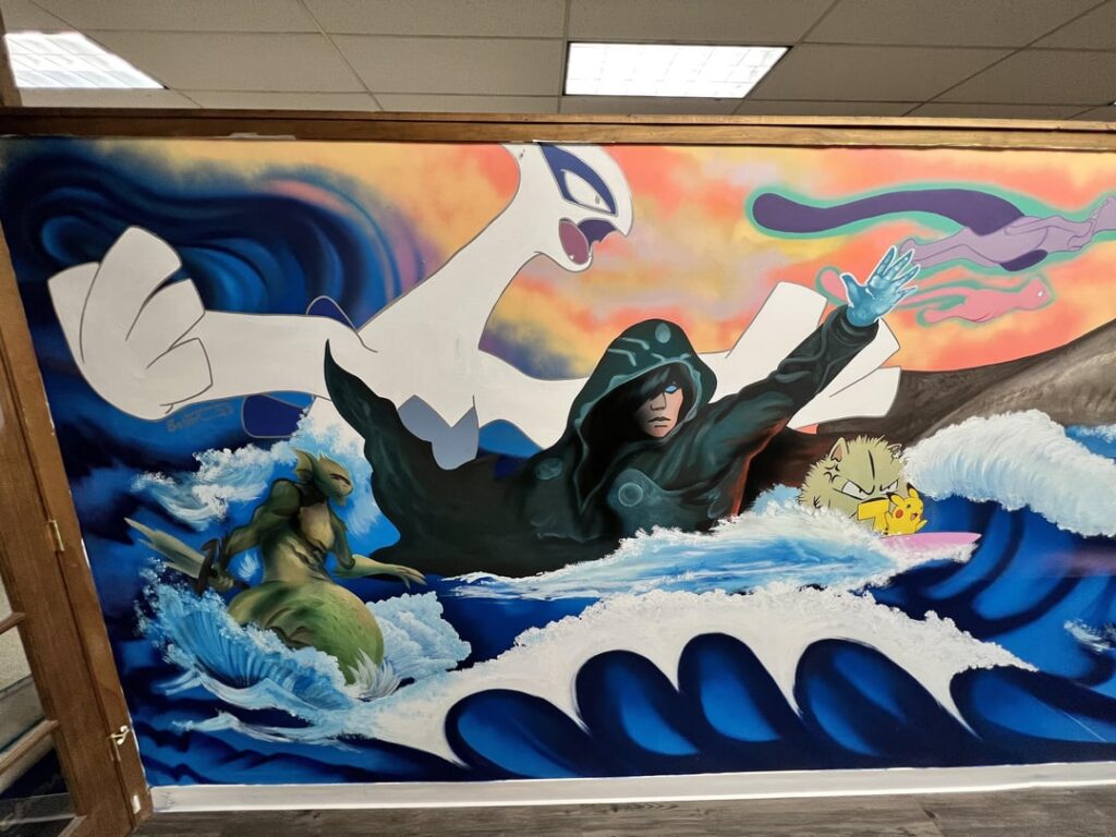 Pokemon x MTG mural