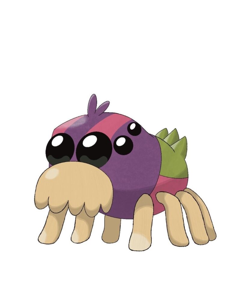 Meet one of my regional bugs. Bugstache and Mesmerachnid. What are your thoughts? Guess the typing? Any other ideas for the names?