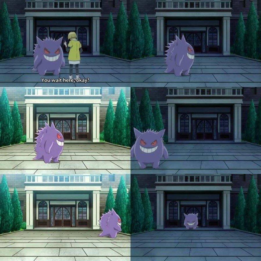 If you ever feel like an idiot, just remember that this jerk abandoned a FULLY EVOLVED GENGAR.
