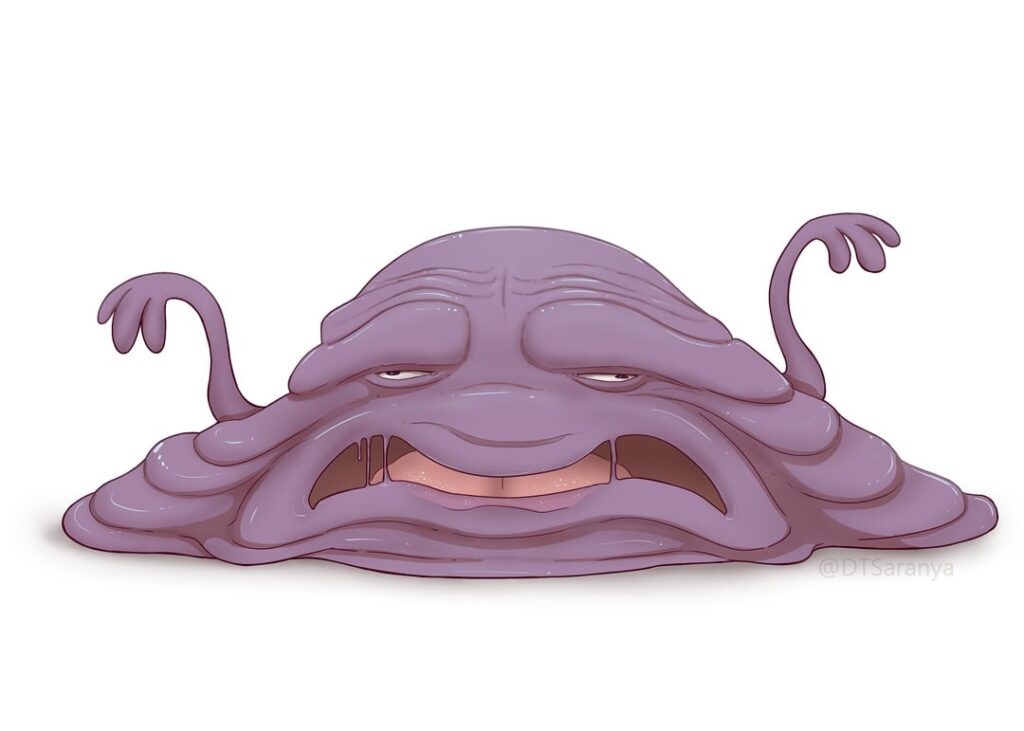 Hello everyone. I drew you a Muk and a Muk with a slightly altered colored palette. Which do you prefer?