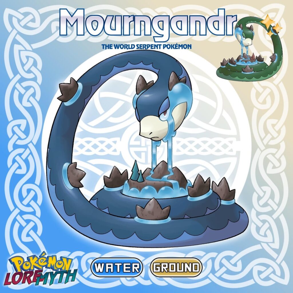 Oh look, your Repentile evolved into Mourngandr! Water starter third stage.