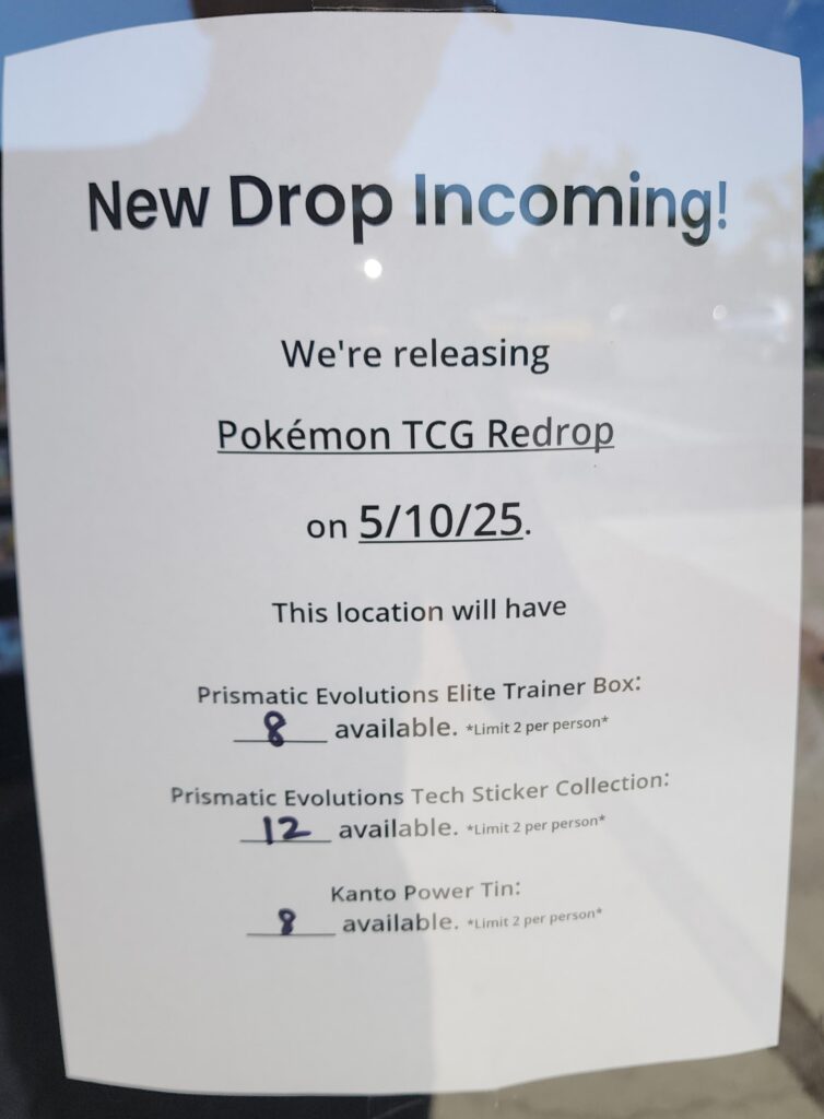 Is this a normal amount of stock for a gamestop to get on a drop?