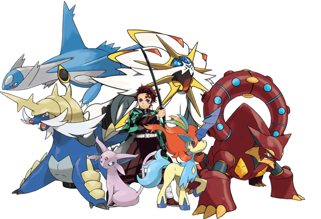 I assembled a Pokemon team for each of the Kimetsu no Yaiba characters. How did I do?