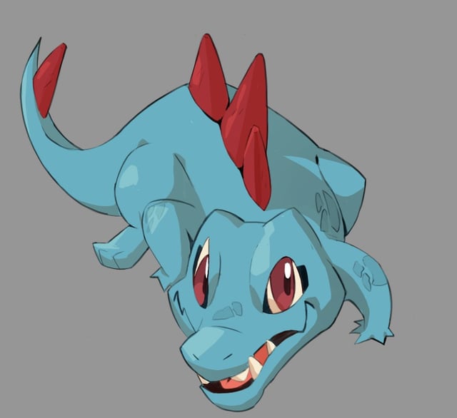 Totodile and Croconaw (Made by me)
