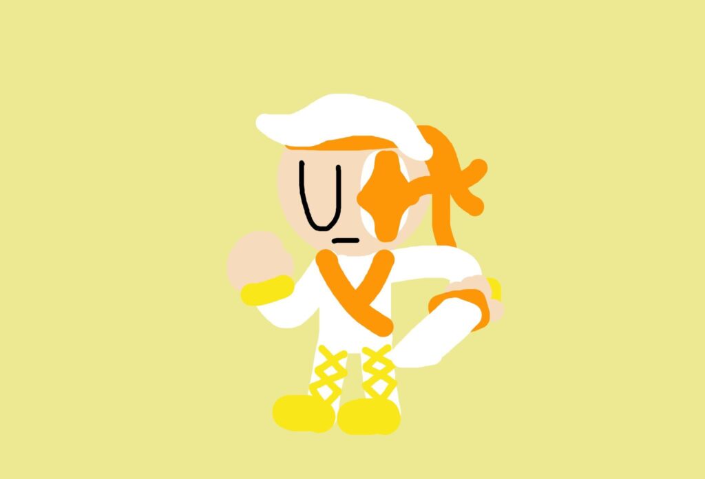 [OC] I made a Kartana gijinka. His name is Buredo.