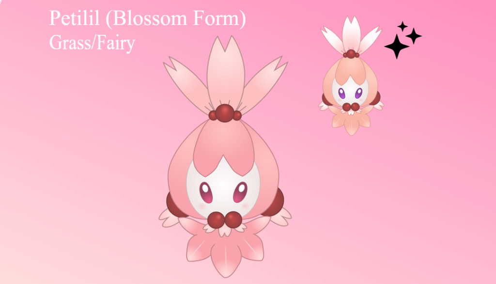 Blossom Forms for Petilil and Lilligant. 🌸🍒🌸