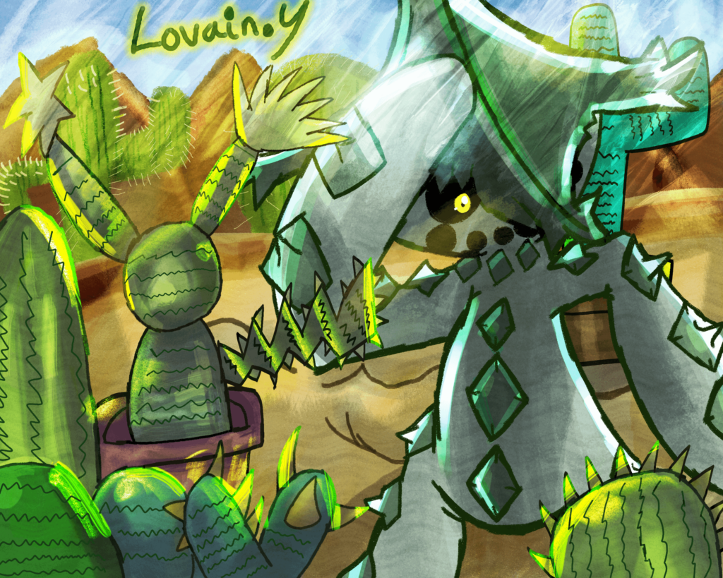 Cacturne by GameArtist1993 (OC)