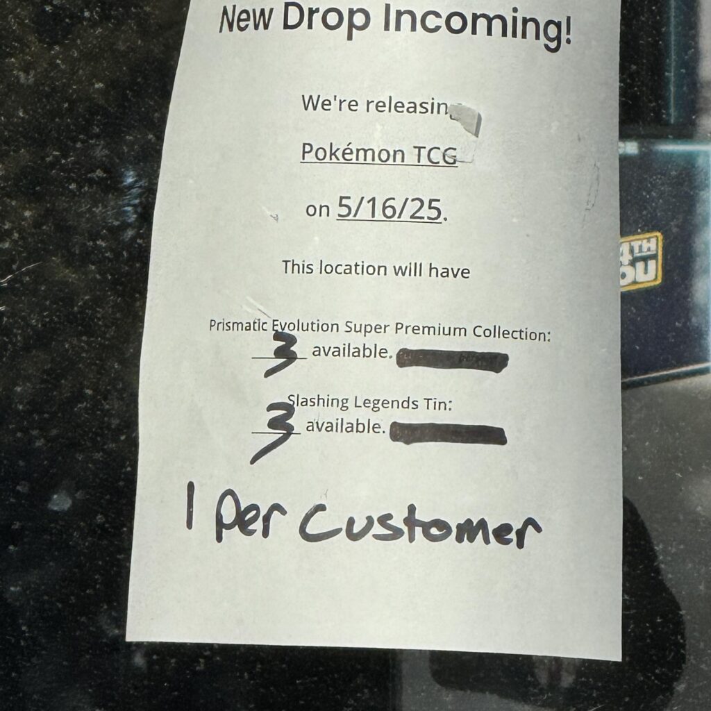 Huge numbers over here st the Roger’s Park GameStop!