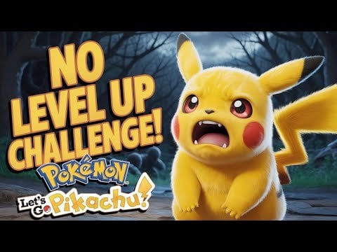 I tried beating Pokémon Let’s Go Pikachu without leveling up. It was... a whole thing.