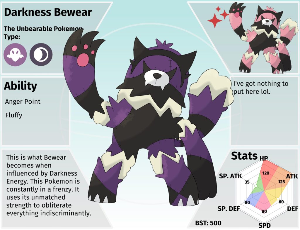 Bewear’s Darkness form