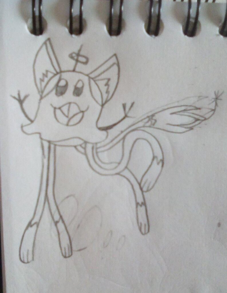 Not really a Pokemon but,if it were what would name this Little guy or it's typing? It's a jellyfish cat thing.