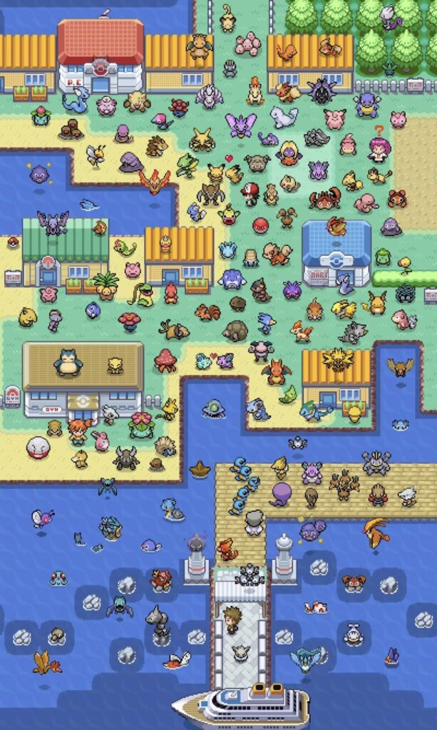 [oc] - Every Kanto pokemon… except 1 is missing. Can you find it?