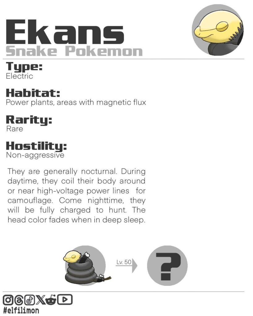 Electric-type for the Ekans series