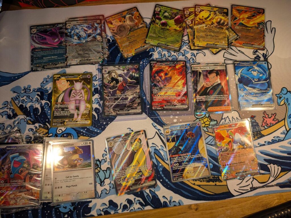 Hits from 2 ETBs, two three blister packs and twenty loose packs of Destined Rivals!