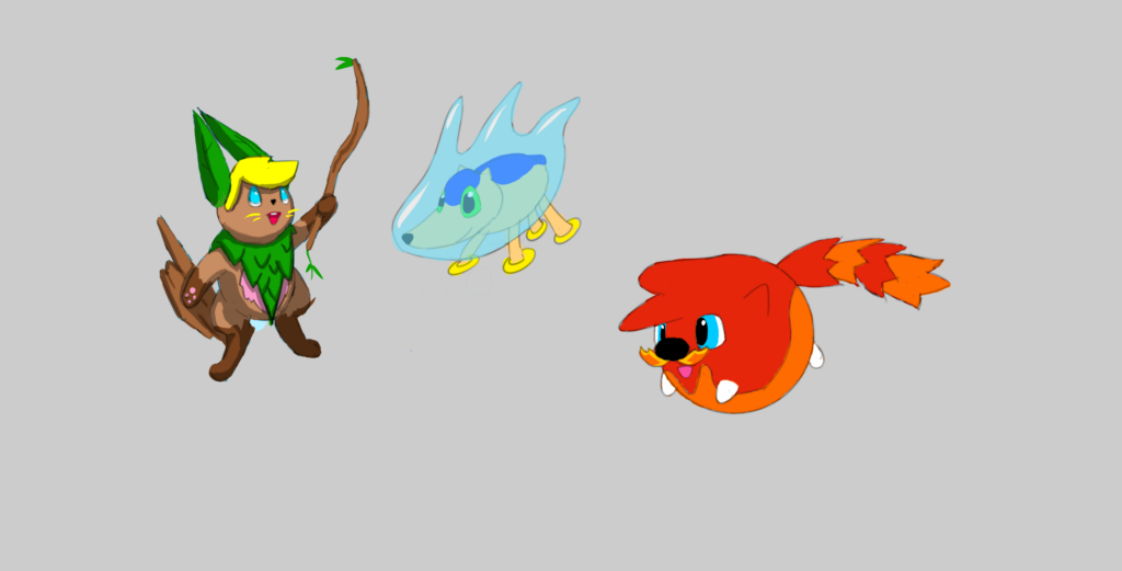 Dekkit, Smaquil, and Puffumey
