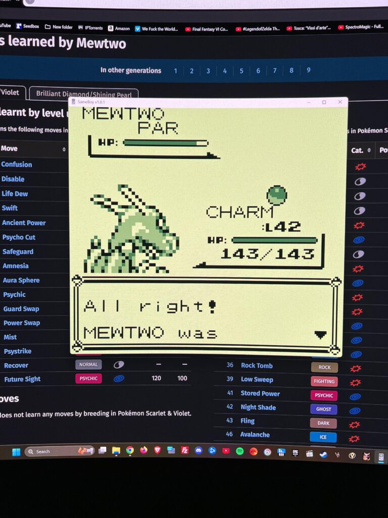 YOLO caught mewtwo