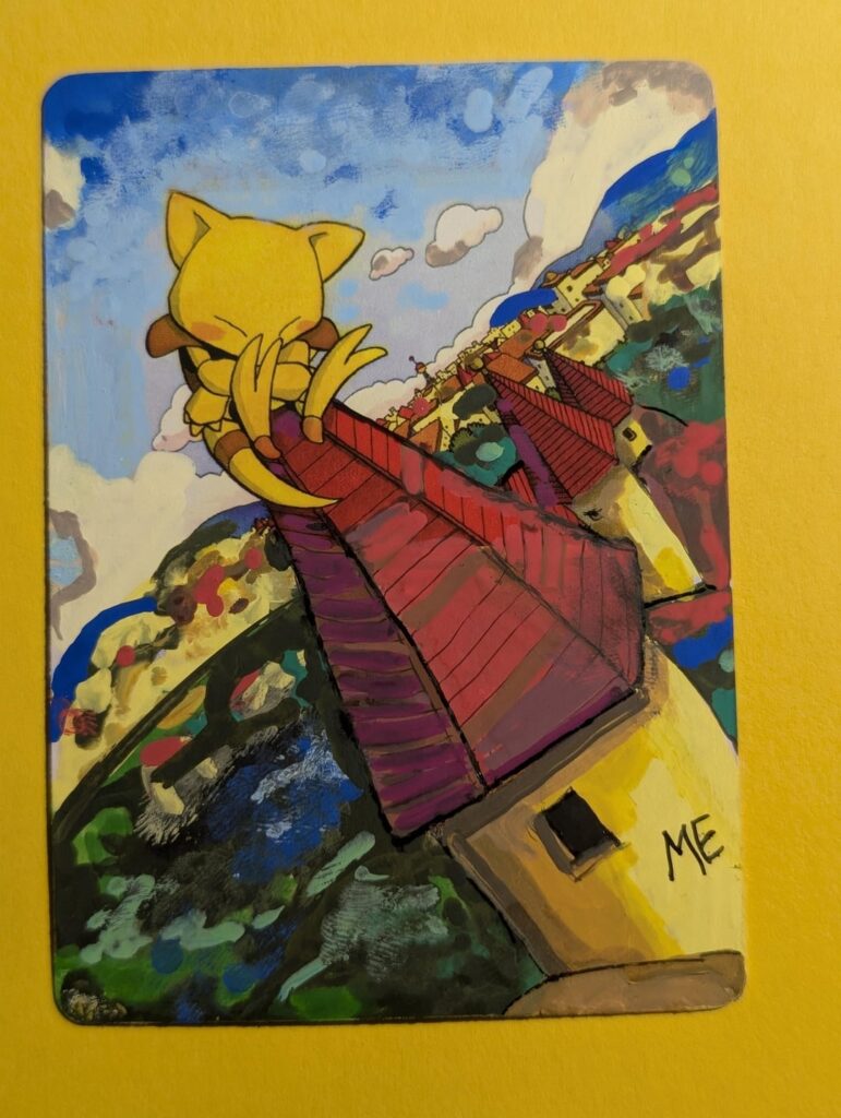 I finally tried some card graffiti! I could do this forever it's so fun.
