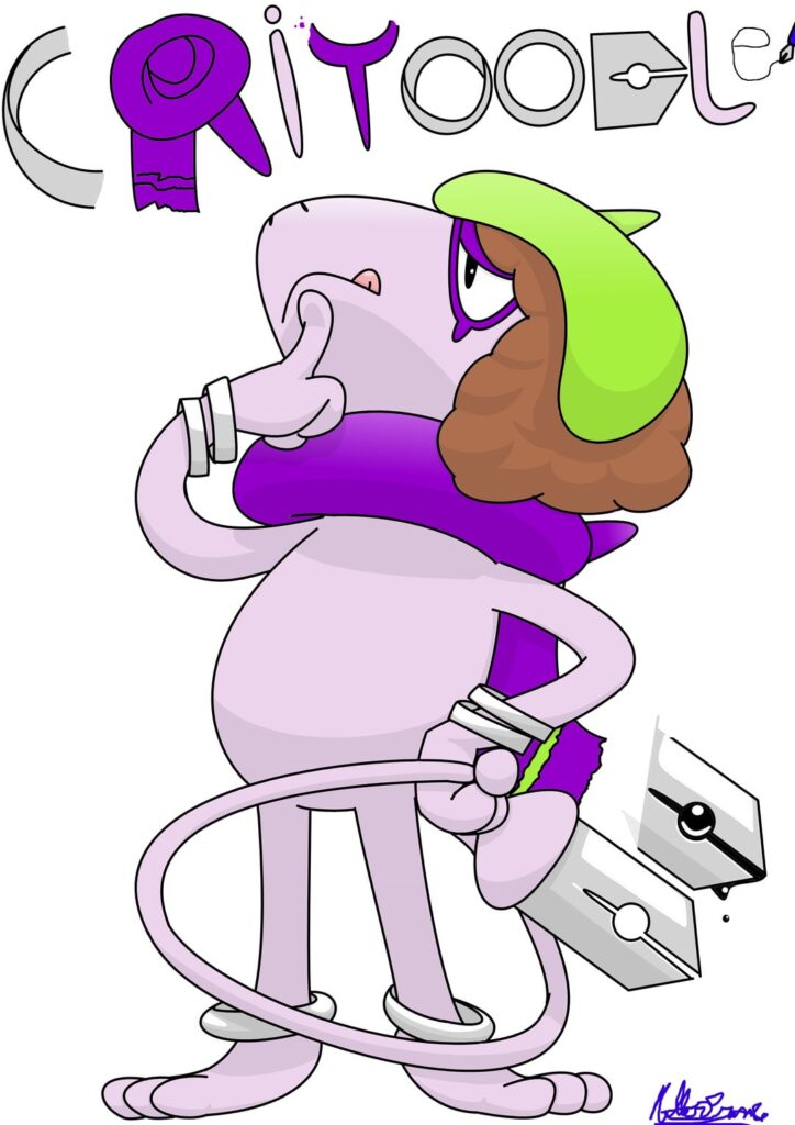 friend's idea of alternate Smeargle, Critoodle: