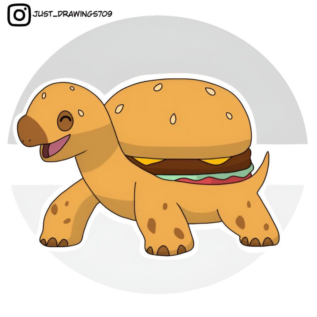 Burgtle: The Bun Pokemon