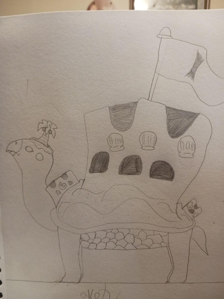 My brother thinks this one looks like torterra, I can see it but what do guys think